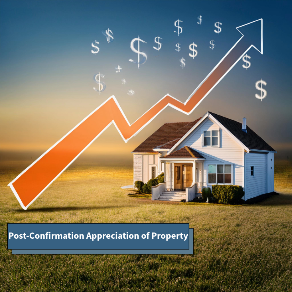 Appreciation of Property in bankruptcy