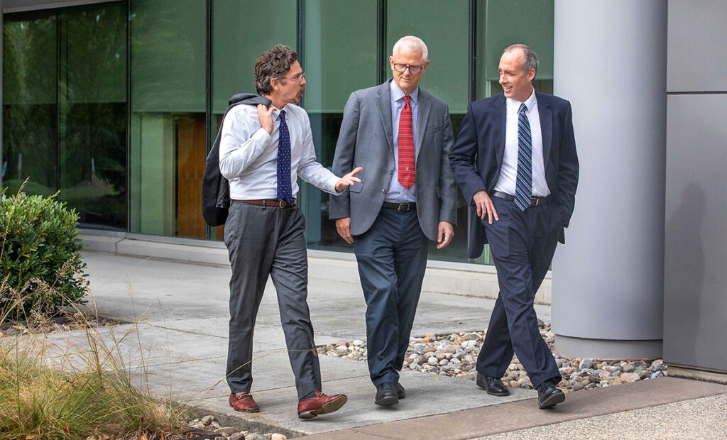 Bankruptcy Lawyers from Sasser Law Firm walking out of the courthouse